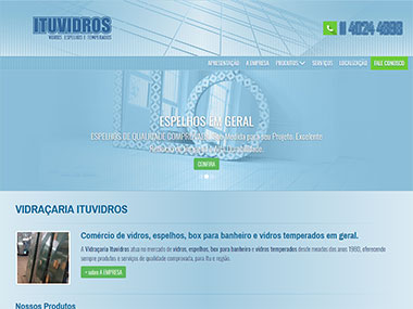 desenvolvimento site Ituvidros