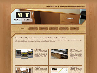 desenvolvimento site Móveis Trettel