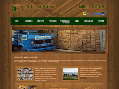 desenvolvimento site Paiol Madeiras