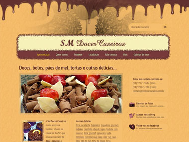 desenvolvimento site SM Doces